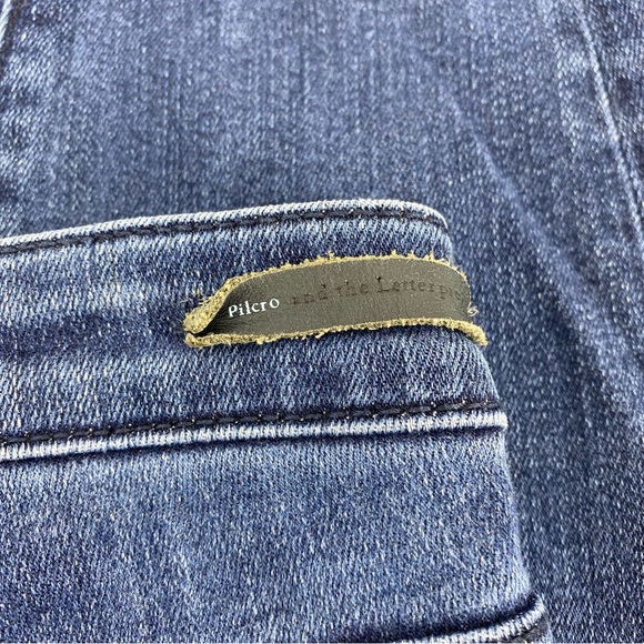 Pilcro and the Lettepress Blue Ultra High-Rise Skinny Denim Jeans - Picture 5 of 8